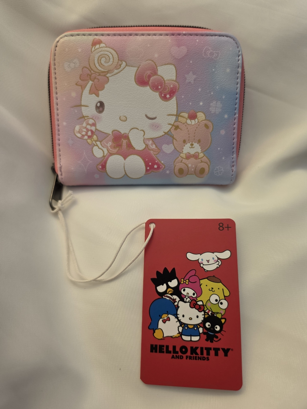 Loungefly Sanrio Hello Kitty and Tiny Chum Whimsical Sweet Treats Zipper Wallet